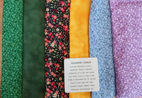 Rosemary-eye-colours.jpg Wheat & Rosemary Eye Pillow